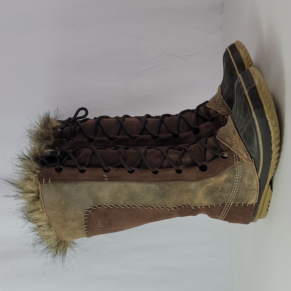 Sorel Cate The Great Rare Discontinued Tobacco Color Waterproof Women's Boots
